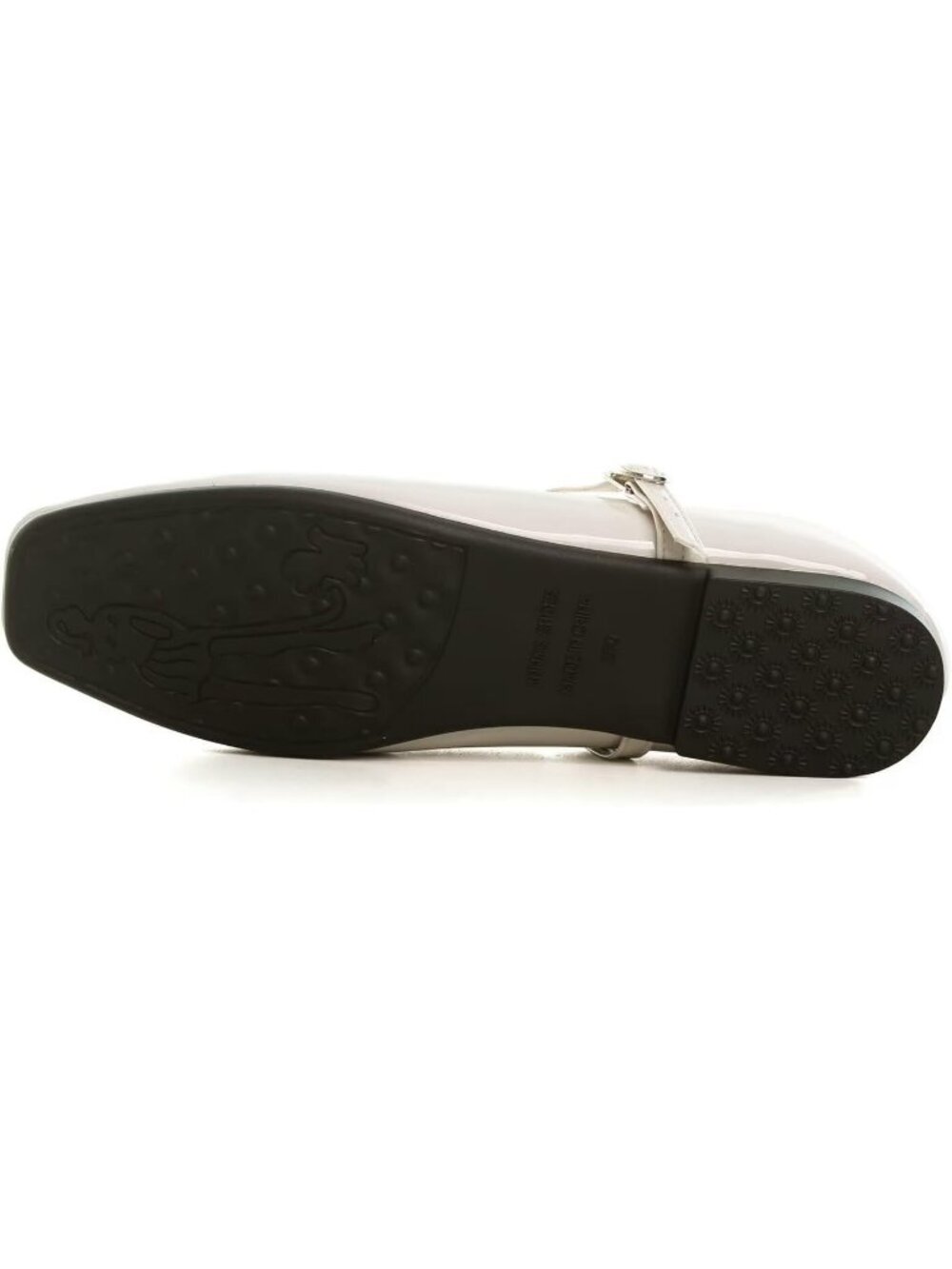 Women's Slip on Flats Round Toe Solid Beige Classic Mary Jane Ballet Dance Shoes - Picture 5 of 7